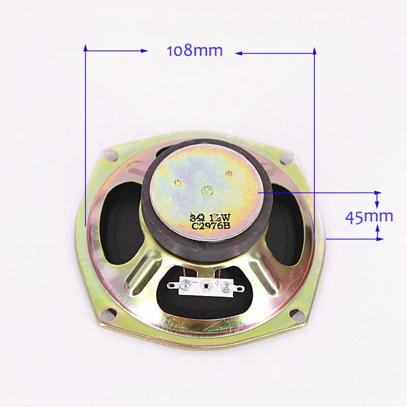 LEORY 4,5 дюймов 8 Ом 10 Вт полночастотный Динамик для вещания части мультимедиа компьютерный динамик