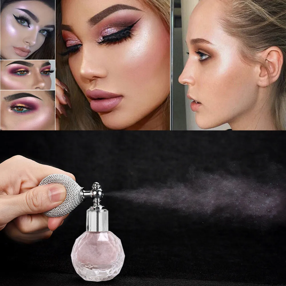 Diamond Air Bag Powder Face Highlighter Powder Fragrance Powder Fantasy High Light Glitter poudre visage