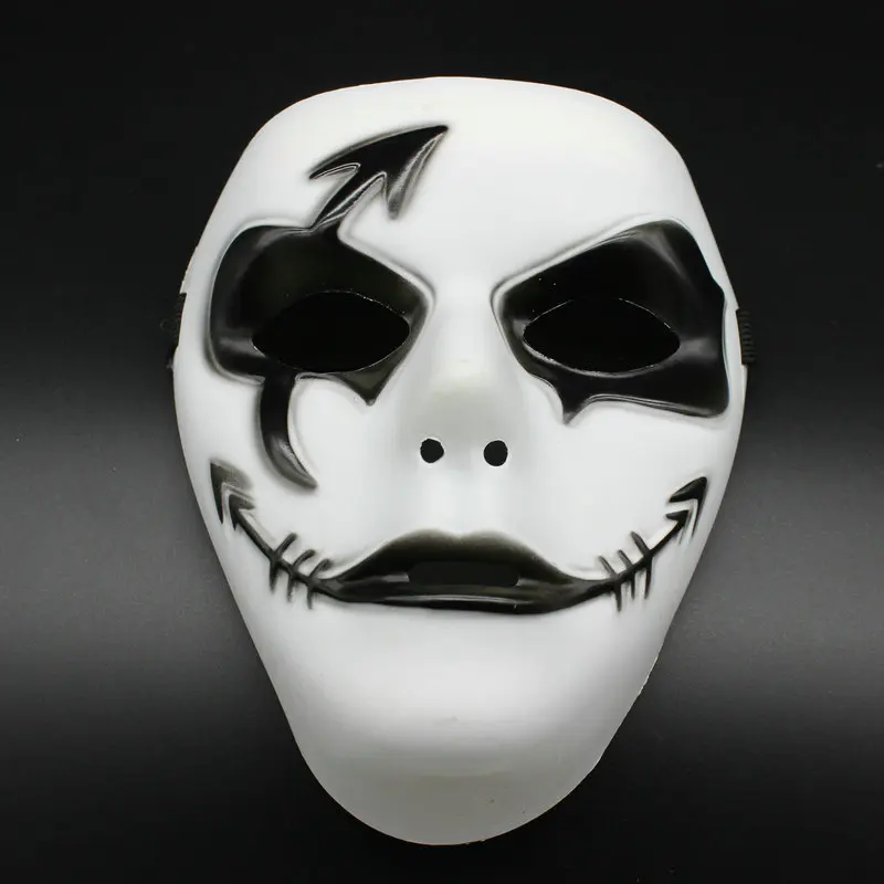 Hand painted Prom Mask Hip hop Halloween Mask Hand painted Plastic Mask