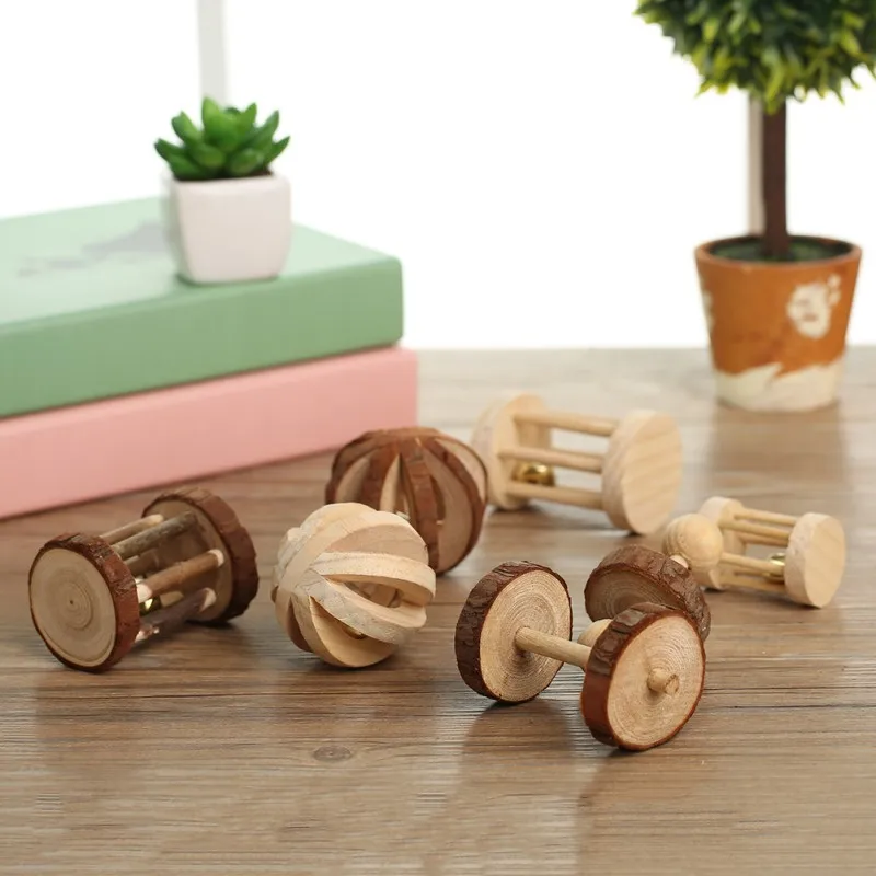 font b Pet b font Molar Rabbit Hamster Toy Nature Wood Exercise Chew Teeth Care