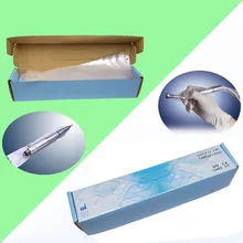1 коробка(500 шт.) одноразовые зубные пластиковые рукава для высокоскоростного/низкоскоростного наконечника