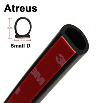 

Atreus 2M Small D 3M Adhesive Car Rubber Seal Sound Insulation Car Door Seal Strip Noise Insulation Car Sticker Accessories
