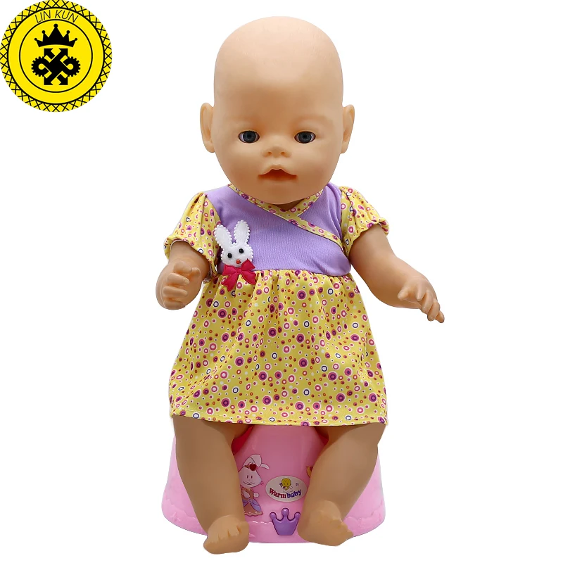 Zapf Baby Born font b Doll b font Clothes 6 Styles Cute Princess Skirt Dress fit