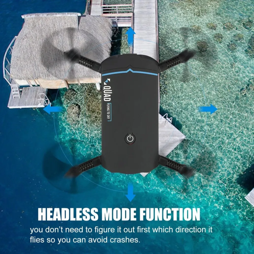 Último helicóptero GTENG Mini tiempo Flips altitud Real Plegable Cámara FPV Wifi Drone RC Selfie de Quadcopter con Stop118 en 3D sin descuento 11 Último helicóptero GTENG Mini 11