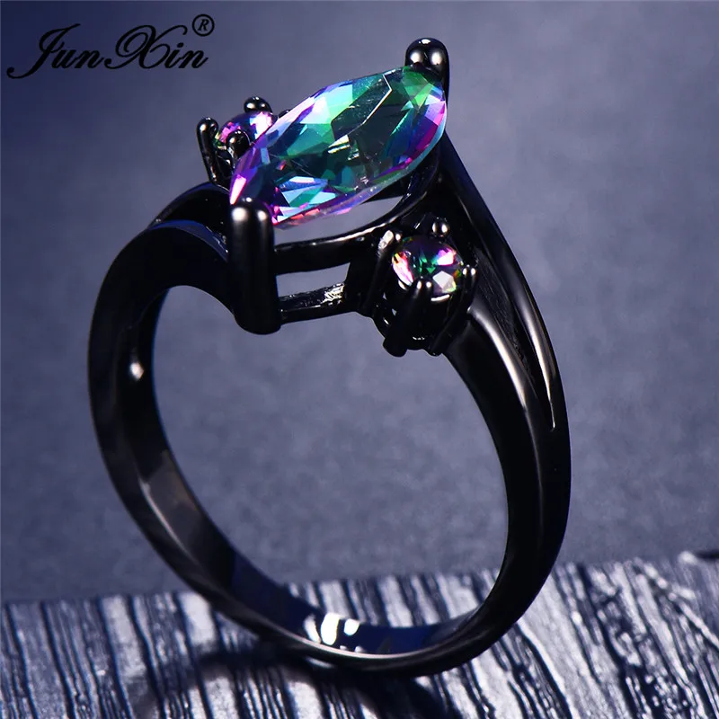 Female Girls Rainbow Ring 12 Color Fashion Jewelry Bohemian Vintage Wedding Rings For Women 50/100pcs wedding rings,womens ring,finger rings,jewelry rings,ring jewelry