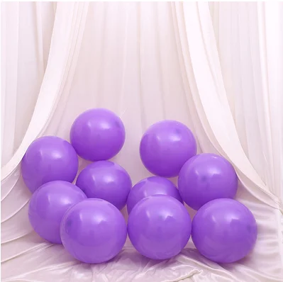 10 шт. 10 дюймов 2,2 г матовый воздушный шар "Конфетти" уплотненный латексный шарик для дня рождения воздушные шары Свадебный декор баллон события вечерние поставки - Цвет: Matte purple