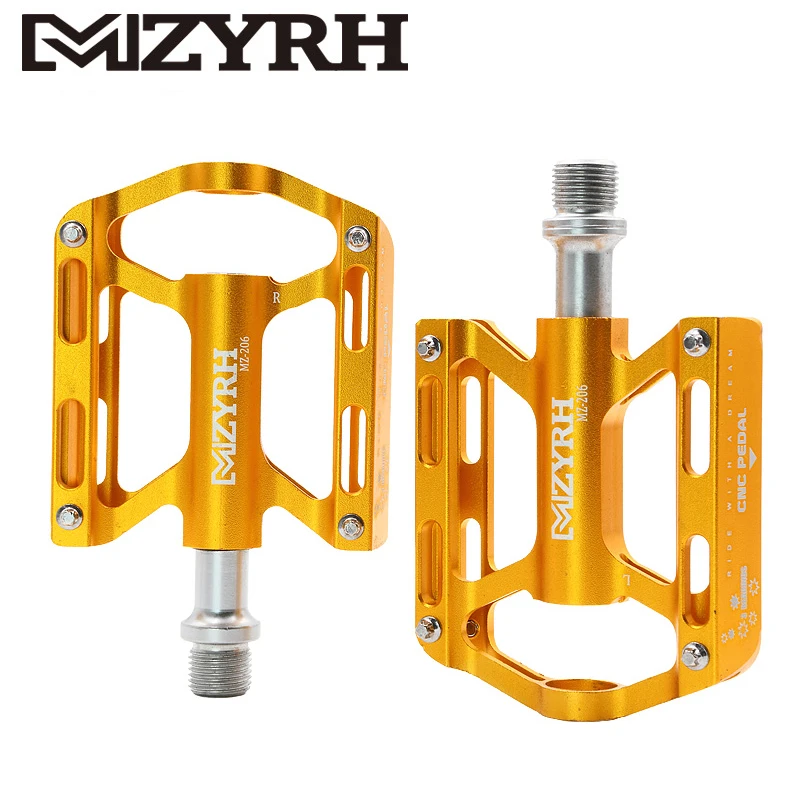 

Mzyrh 206 3 Sealed Bearing Bicycle Pedals Anti-skid Ultralight Aluminum Alloy MTB Mountain Road Bike Cycling Pedals BMX Parts
