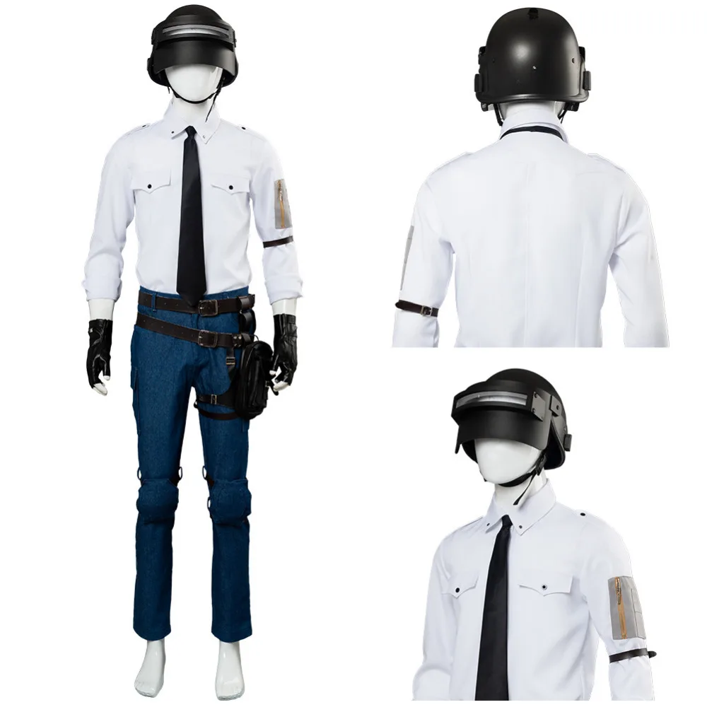 

Video Game PUBG PLAYERUNKNOWN'S BATTLEGROUNDS Cosplay Costume Outfit Adult Men Male Uniform Halloween Carnival Costume