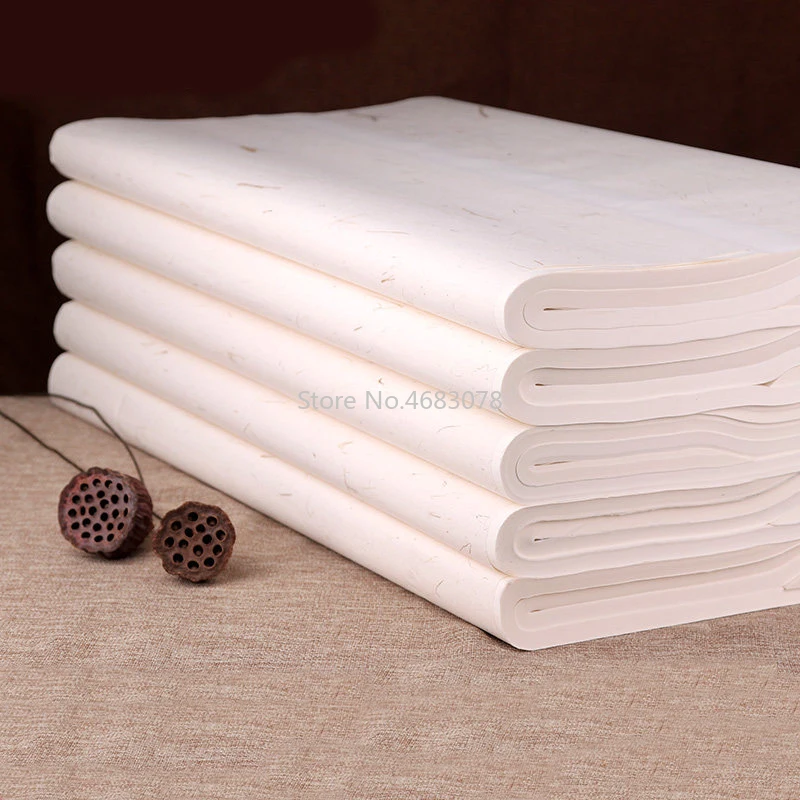 100 листов традиционная бумага Xuan китайский сырье рисовая бумага живопись, Каллиграфия поставки