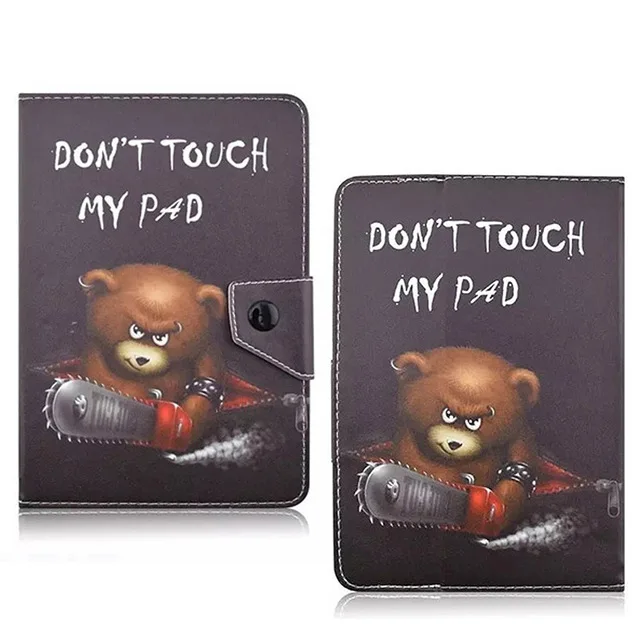 Print Case For Xiaomi Mi Pad 4 10 Plus Universal PU Leather Cover for Xiaomi MiPad 4 10.1 inch Tablet Protector Case Free Pen - Цвет: xiaoxiong