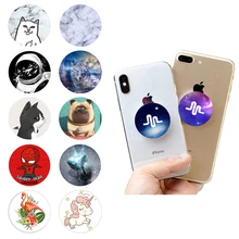 

MT Original Round Pop Phone Stand Support Pocket Flexible Lazy Finger Ring Mobile Holder Grip Mount for iPhone XS X 8 7 6s Plus