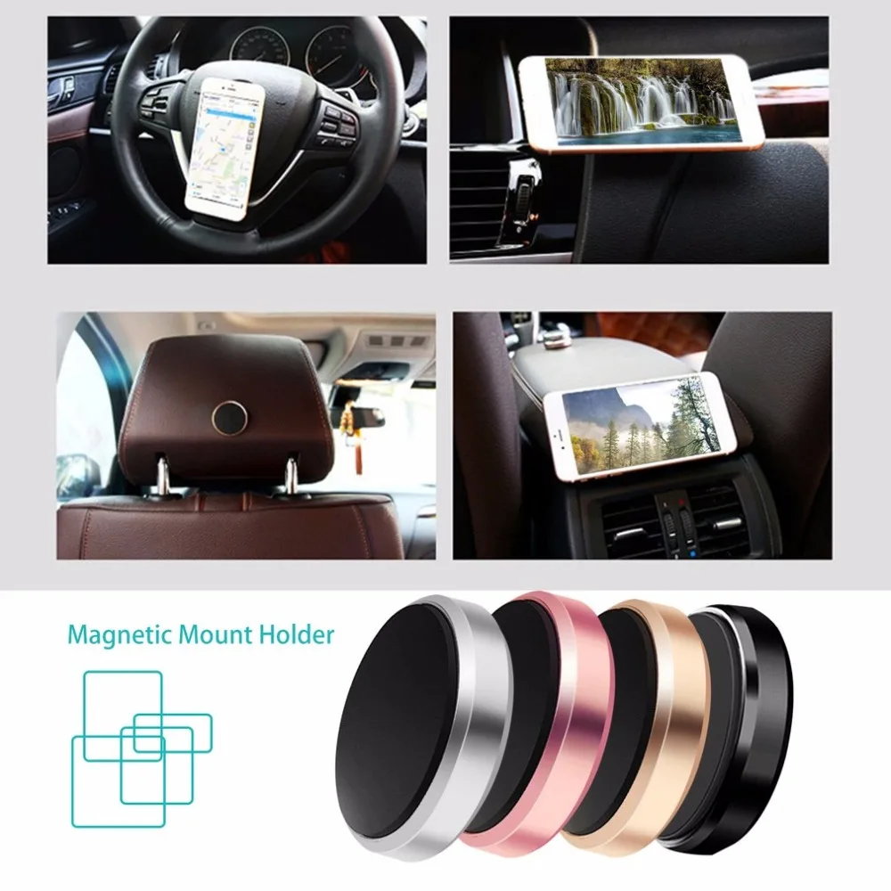 

DROP SHIPPING A8 Magnetic Bracket Sticker for Mobile Phone Universal Round Sticky Smart Phone Mount Holder Magnetic Car Air Vent
