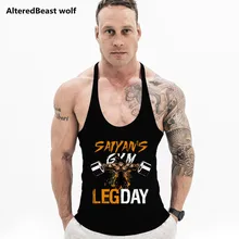 Бренд Безрукавки для женщин Фитнес Для мужчин Dragon Ball рубашка без рукавов Безрукавки для женщин бодибилдинг Gokou legday Принт тренировки хлопок Для мужчин жилет Топы корректирующие