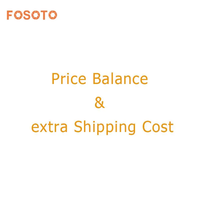 

Extra Fee shipping cost charge&Price Balance