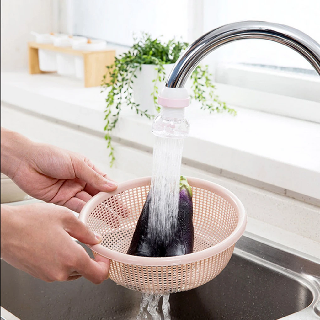 1PC Rotatable Newborn Bathroom Water Saver Baby Hand Washing Fruit And Vegetable Device Faucet Extender Baby Tubs