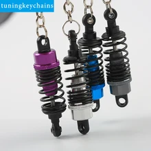 Лот 5 шт. Новые Металлические Мини тюнинг регулируемые амортизаторы брелок Регулируемая пружина