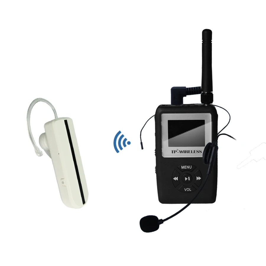 TP Wireless UHF Цифровая беспроводная система синхронного перевода Тур гида для
