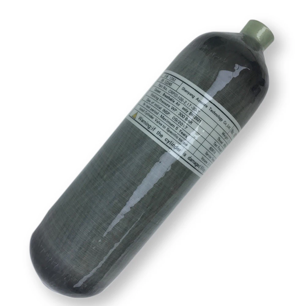 AC1217 2.17L CE 30Mpa 4500Psi Tank Pcp Air Rifle Mini Scuba Tank Pcp Airforce Conder High Pressure Cylinders Paintball Tank-X