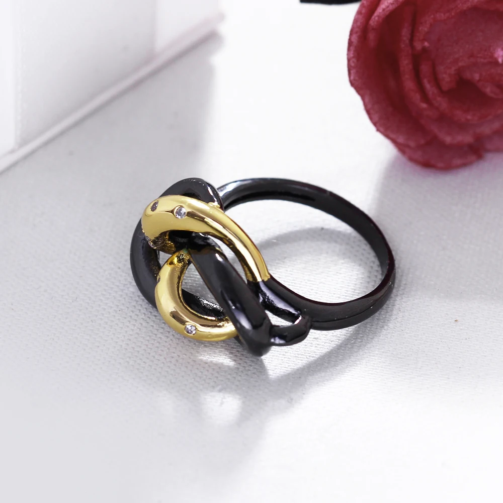 DreamCarnival 1989 Infinity Vintage Rings for Women Blinking CZ Anniversary Gift Anillos Unisex Boy Girls Frauen klingeln SR299
