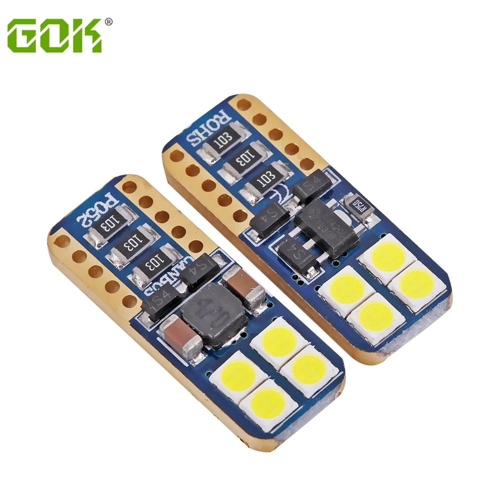 

High quality led T10 8SMD 3030 LED canbus White Car Side Tail Light Bulb Signal light Error Free w5w 194 168 led Interior light