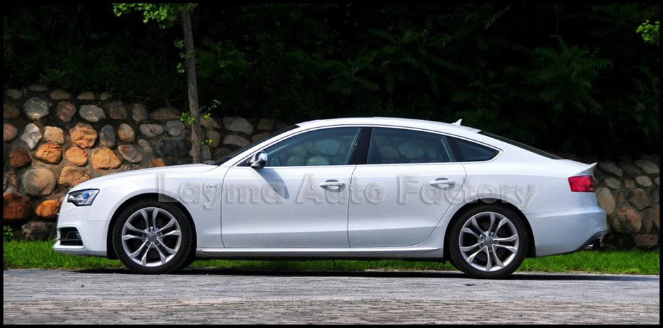 S5 стиль Стекловолокно Задний багажник спойлер для Audi A5 Sportback 2007- лет автомобильный спойлер крыло(не подходит Sline s5 rs5