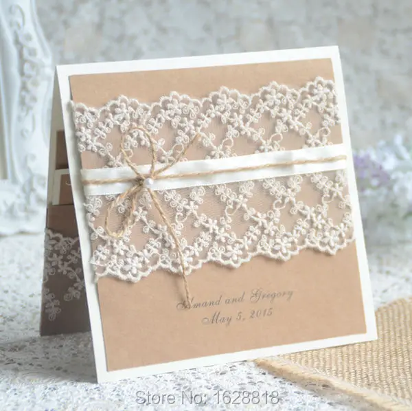 Vintage Card Handmade Craft Paper Wedding Invitation Rsvp Vintage Card Handmade Craft Paper Wedding Invitation Rsvp Envelope Free Print In Cards Invitations From Home Garden On Aliexpress Alibaba