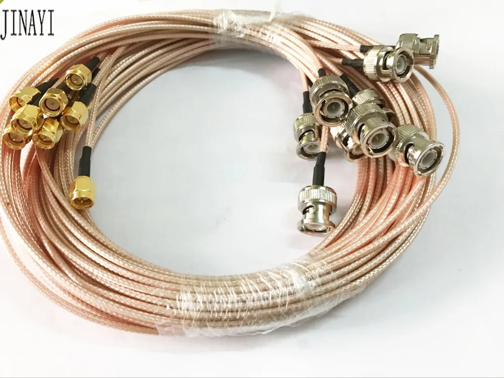 SMA папа BNC Соединительный кабель адаптер 2 м RG316 5 10 м|male connector|cable 5mmale sma connector |