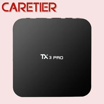 

1pc TX3 Pro Android 6.0 TV Box Amlogic S905X Quad Core UHD 4K Media DDR3 1GB eMMC 8GB KDplayer DLNA Miracast Set-top Box