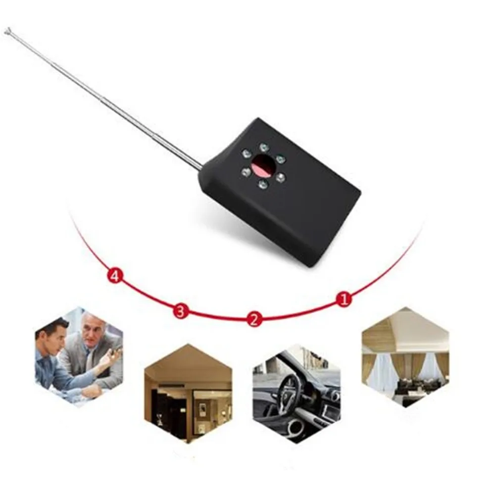Hot Signal Detector Pinhole Camera Finder GPS Device Finders RF Lens Detect