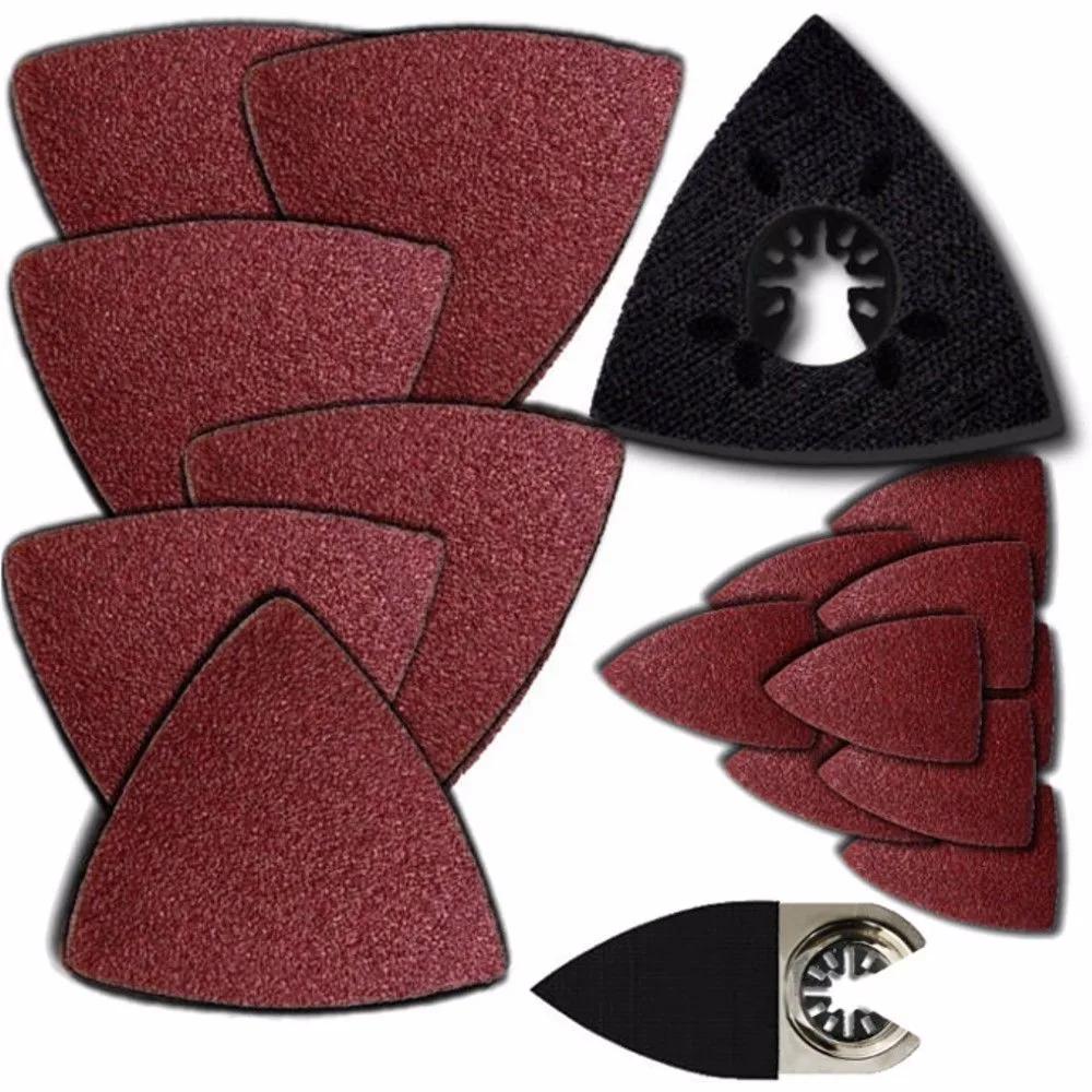 SPTA 80 Pcs Sanding Kit Oscillating Multi Tool Sand Pad For Dremel