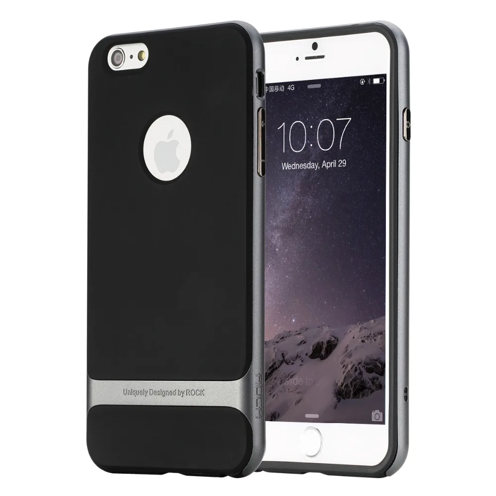 Чехол Rock для iPhone SE 5S 5 силиконовый чехол PC + TPU Панцири чехол для iPhone 5S SE случае с упаковки по продажам
