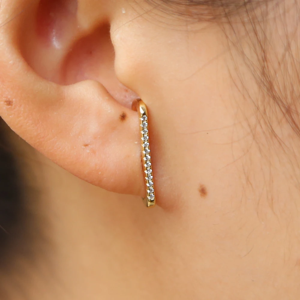 top quality thin bar gold filled micro pave cz line bar fashion delicate teen girl gift stud zirconia earring 925 silver (5)