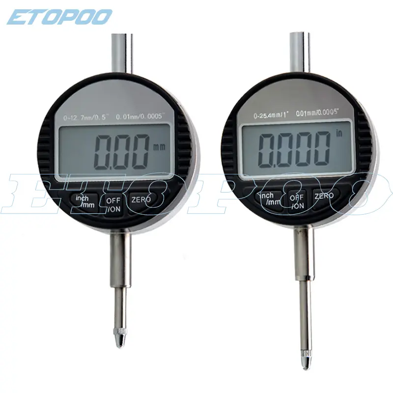 0-12.7mm/0-25.4mm 0.01/0.001mm Digital Indicator Electronic Micrometer Micrometro Dial Indicator Gauge/RS232 Datalink to PC image 3