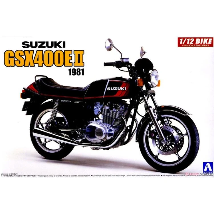 1/12 Assembled Motorcycle Model Suzuki GSX 400E 05457in Model Building