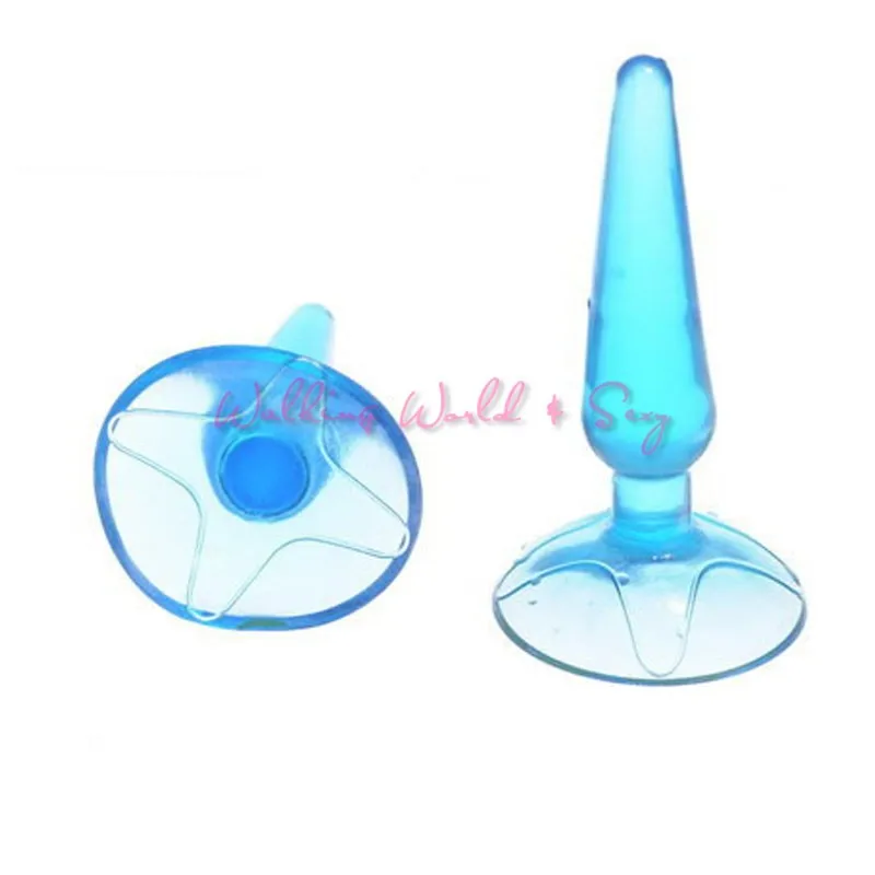 Unisex Soft Silicone Anal Butt Plug G-Spot Stimulation Suction Cup Jelly Dildo Anal Sex Toys For Women Men Flirt Erotics Toys (12)