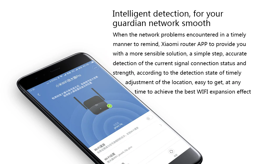 Xiaomi умный беспроводной усилитель Pro 300 Мбит/с Wi-Fi ретранслятор сигнала Amplificador расширитель Roteador MiWifi роутер приложение