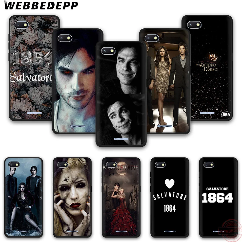 

WEBBEDEPP The Vampire Diaries Stefan Damon TPU phone case for Redmi Note 6Pro 7Pro 4A 4X 5 5A 6A 6Pro 7 S2 note 8