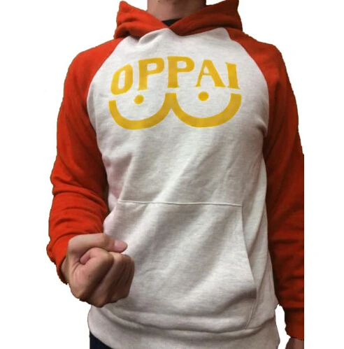 One Punch Man Hero Saitama Oppai Hoodie Cosplay Costume Hooded Jacket Sweatshirts Size S-2XL 1