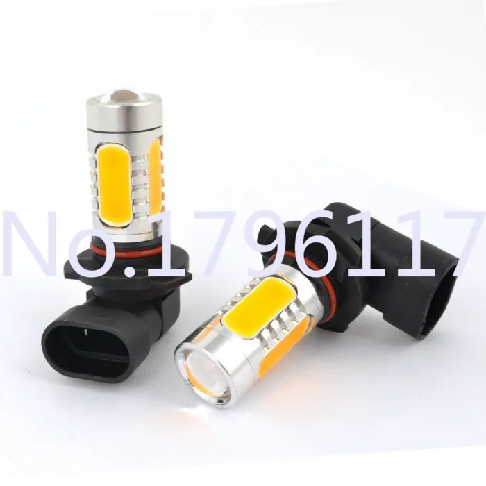 

2x HB3 9005 LED 12V7.5W COB 5-LED Amber High Power Auto Car Headlight Bulbs Car Fog Lamp Daytime Lights Automobile Light Source