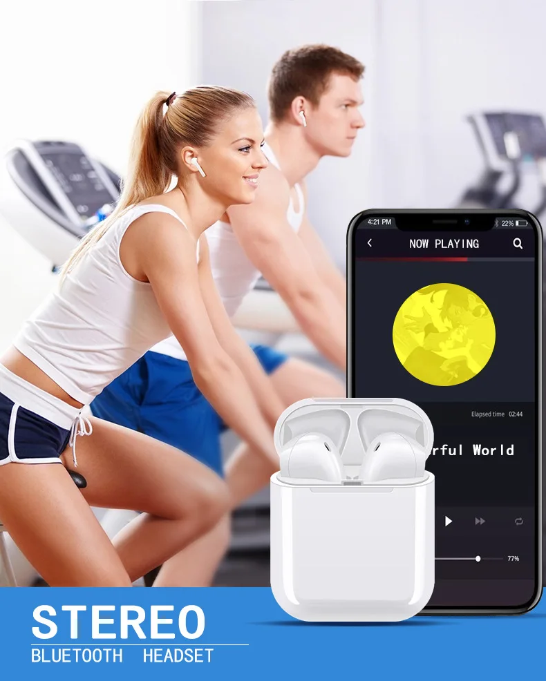New i9S TWS Mini Bluetooth Earphones Wireless Headset Headphones Bluetooth 5 0 Stereo Sports Earbuds with Mic for iphone xiaomi