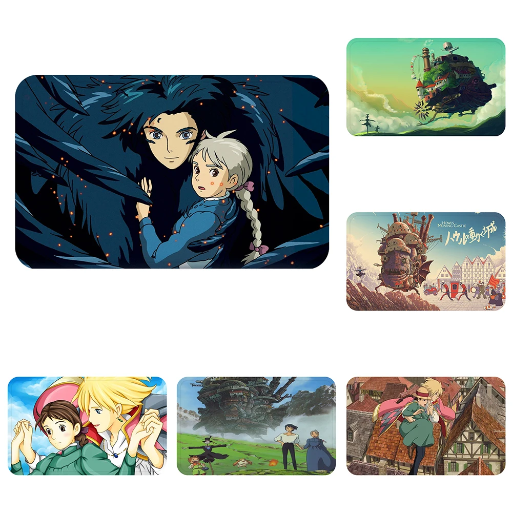 

Howl's Moving Castle Japan Anime Doormat Bath Kitchen Carpet Decorative Anti-Slip Mats Room Car Floor Bar Rugs Door Home Decor
