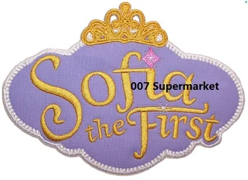 

7" PRINCESS Sofia The First LOGO Girls Film TV MOVIE Classic Lovely Cute Cartoon Embroideried Patch Logo Badge