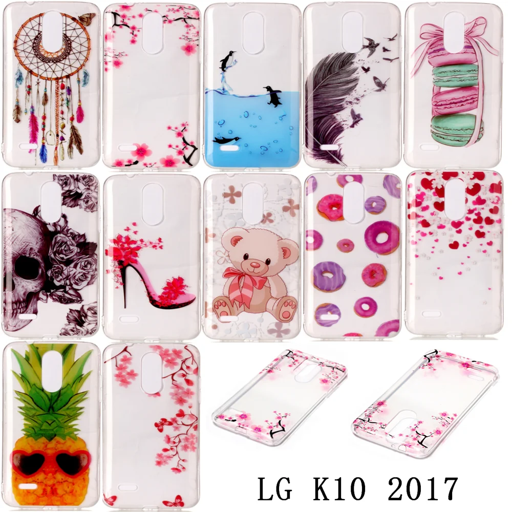 Прохладный шаблон мобильного телефона Чехлы для LG K10 2017 M250M Dual SIM сзади