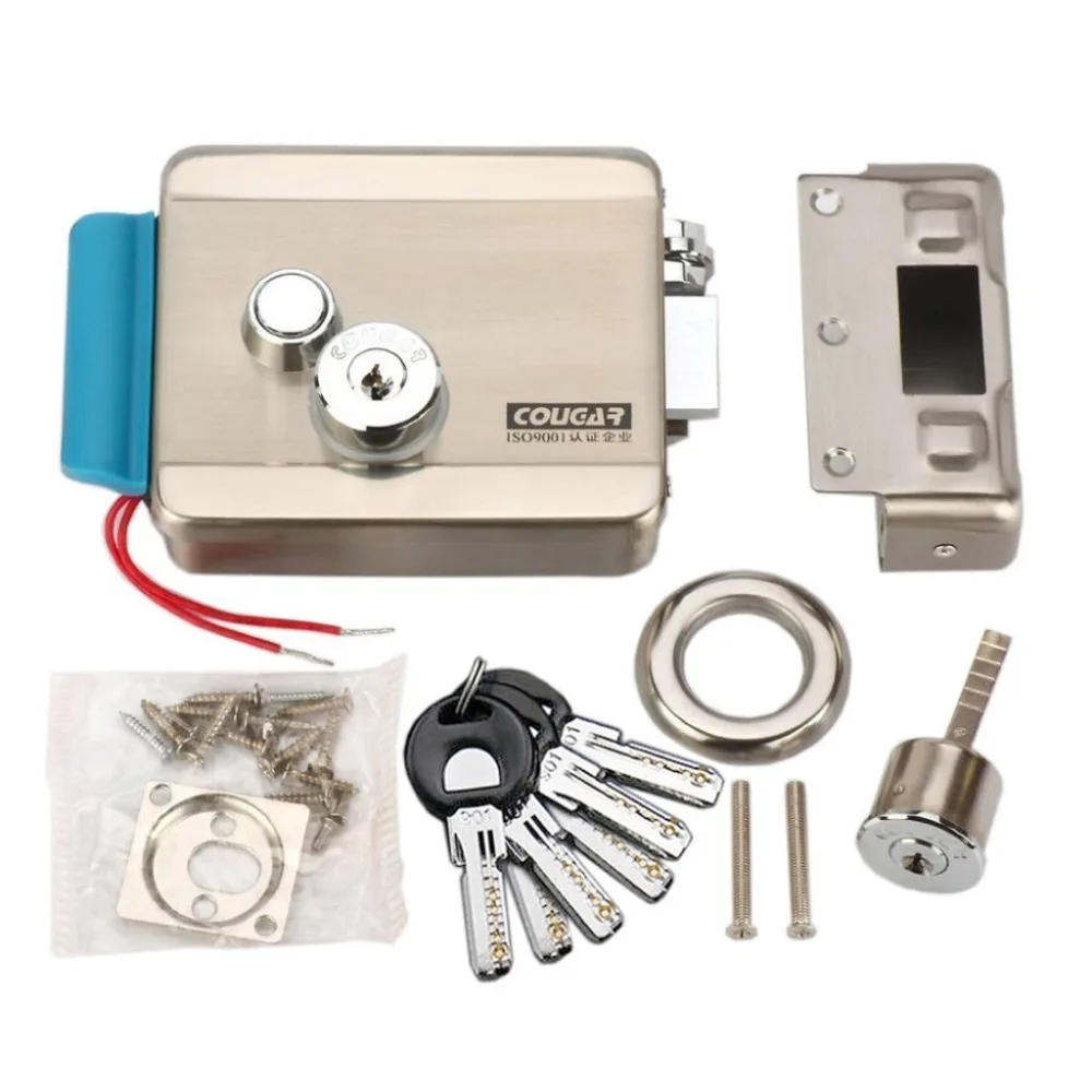 Security Electronic Door Lock Release DC 12V Support Install Wooden Glass Metal Fireproof Door for Video Door Phone Doorbell Security Electronic Door Lock Release DC 12V Support Install Wooden Glass Metal Fireproof Door for Video Door Phone Doorbell
