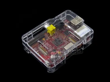 

Case A for Raspberry Pi 1A/1B clear color Unibody easy to install