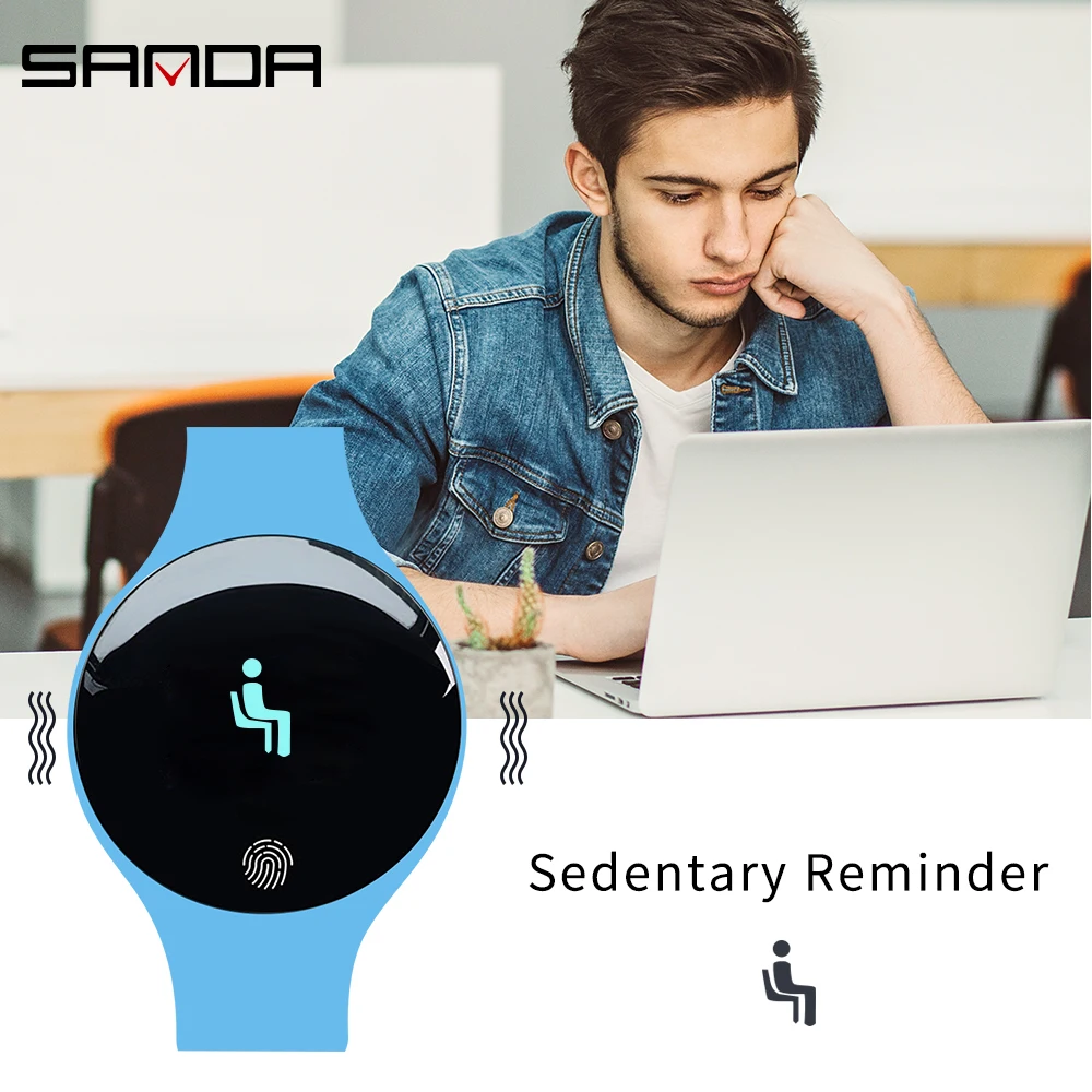 SANDA Kids Watches  Bluetooth Smart Watch for IOS Android Sports Pedometer Tracker Call Reminder Fitness Watch  for iPhone Clock