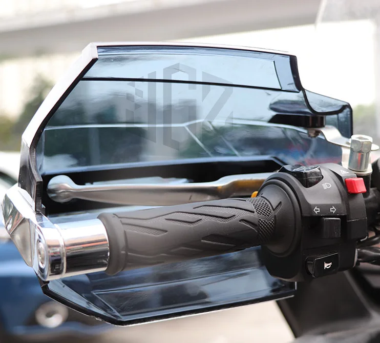 Мотоциклетные ручные охранники лобовое стекло Ветер Дефлектор ручная перегородка прозрачный черный Универсальный для YAMAHA Honda Kawasaki Benelli модель Aprilia BMW