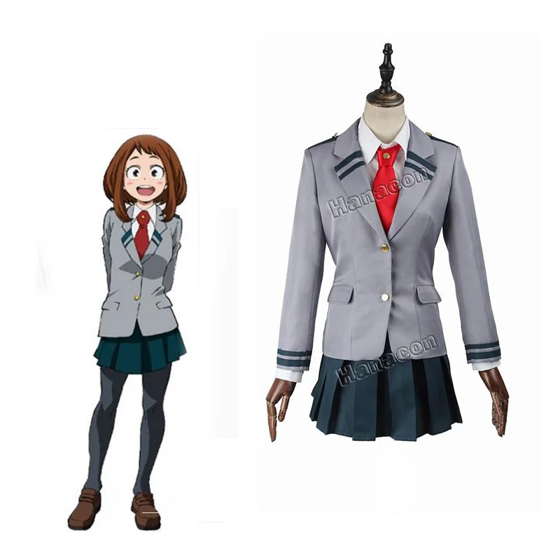 Boku No Hero Academia Cosplay Costume Ochako Uraraka Costume Tsuyu Asui 