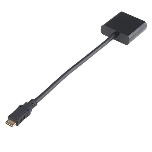 SCLS 10 дюймовый мини HDMI к VGA Женский видео кабель адаптер 1080P для ноутбука ПК