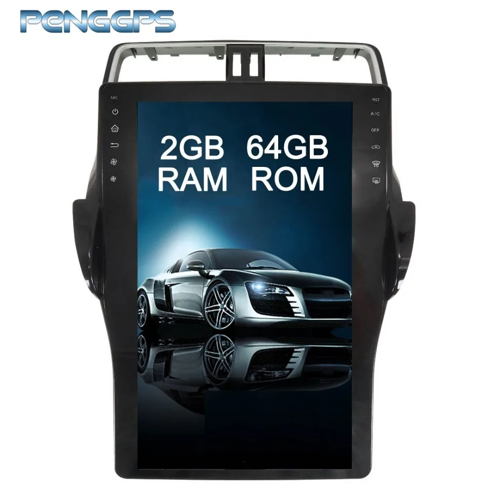 

2 Din Radio Tesla Style 13.8 Inch Android 6.0 Car GPS Navigation DVD Player for Toyota Land Cruiser Prado 150 2018 Auto HeadUnit